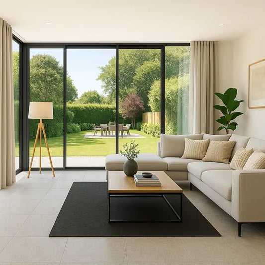 Anwendungsbeispiel Alpine Taupe 60x60