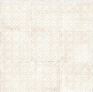 Schnittmuster Amuri Decoro Zucchero Avorio 20x20 cm