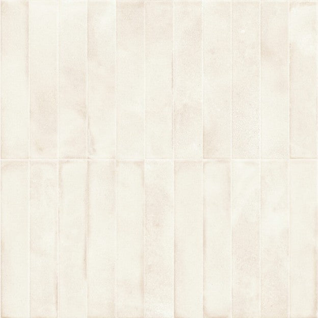 Schnittmuster Wandfliesen Amuri Avorio matt 5,3x30cm