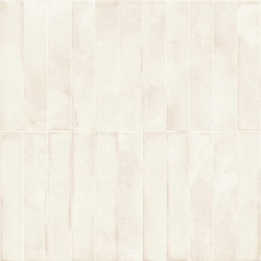 Schnittmuster Wandfliesen Amuri Avorio matt 5,3x30cm
