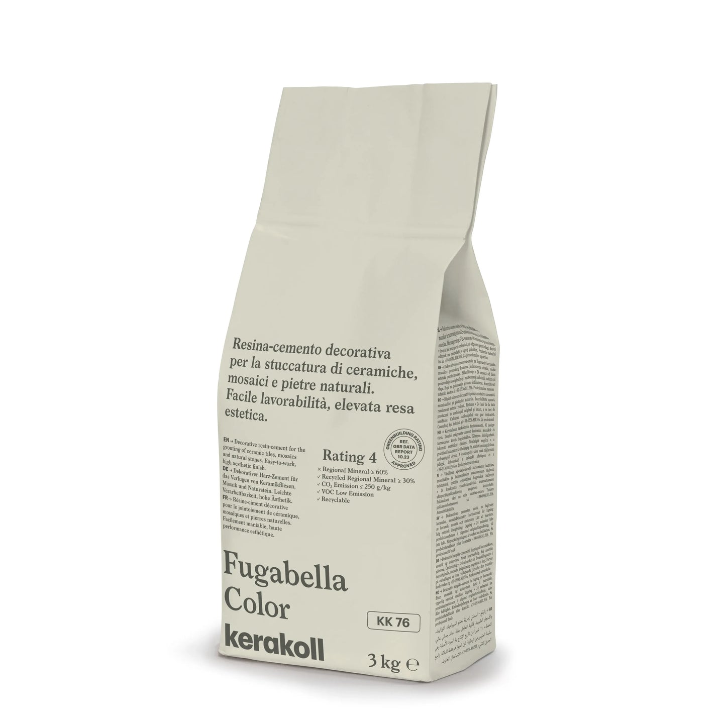 Fugenmaterial Fugabella Color KK76 helles Greige, 3 kg Beutel