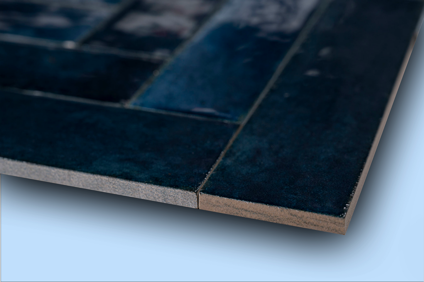 Wandfliese Look Blue glossy 6,5x24 cm