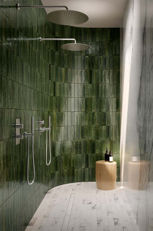 Wandfliese Look Oliva glossy 6,5x24 cm