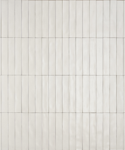 Wandfliesen Wish White Semimatt 5,3x30cm, in weiss