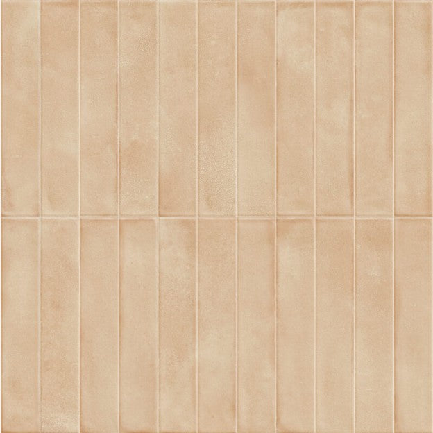 Schnittmuster Wandfliesen Amuri Biscotto matt 5,3x30cm