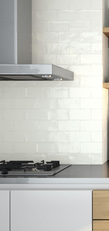 Schnittmuster Wandfliese, Handform-Optik, 7,5x15 cm