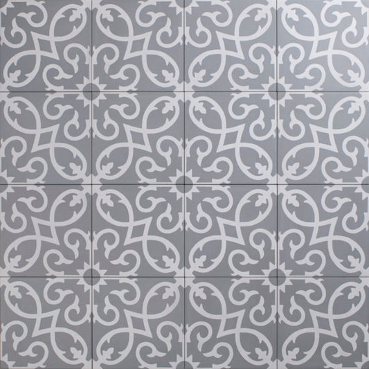 Contrasti Tappeto 1,  R10/B  20x20 cm Dekorfliese, Feinsteinzeug