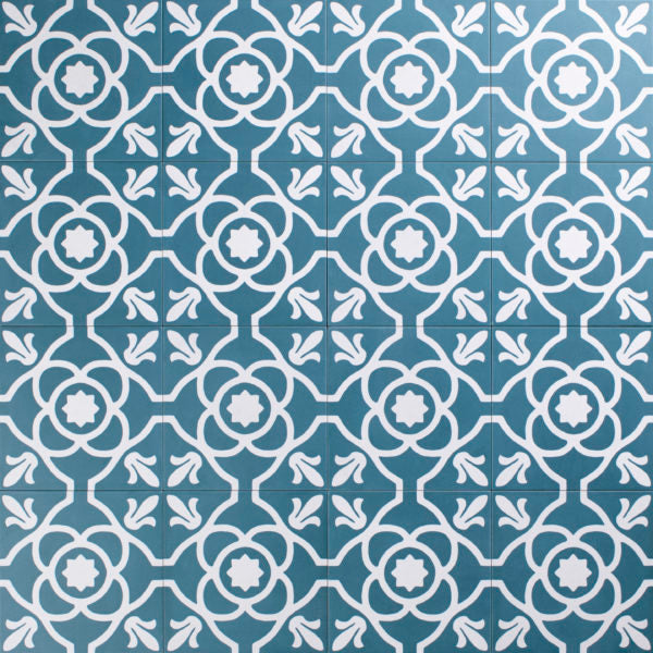 Contrasti Tappeto 11,  R10/B  20x20 cm, Dekorfliese Feinsteinzeug