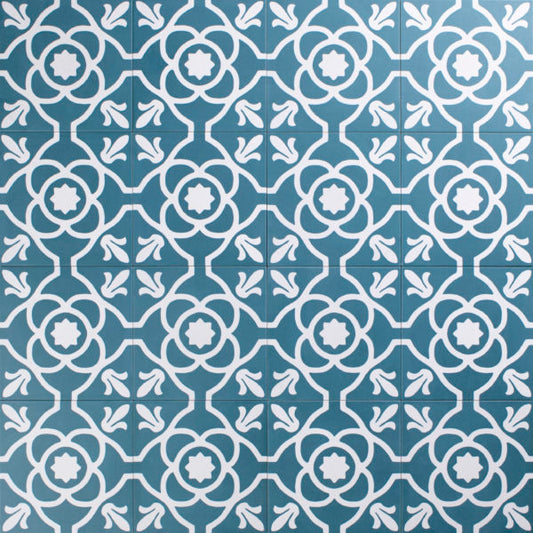 Contrasti Tappeto 11,  R10/B  20x20 cm, Dekorfliese Feinsteinzeug