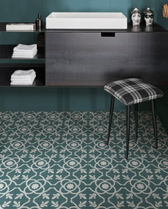 Contrasti Tappeto 11,  R10/B  20x20 cm, Dekorfliese Feinsteinzeug