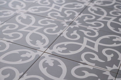 Contrasti Tappeto 1,  R10/B  20x20 cm Dekorfliese, Feinsteinzeug