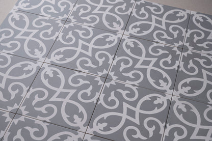 Contrasti Tappeto 1,  R10/B  20x20 cm Dekorfliese, Feinsteinzeug