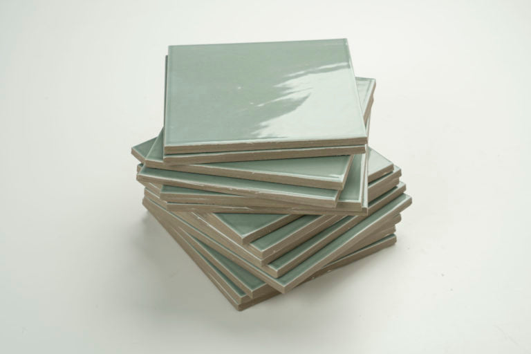 Wandfliese Berlin Aquamar glänzend 14,7X14,7 cm