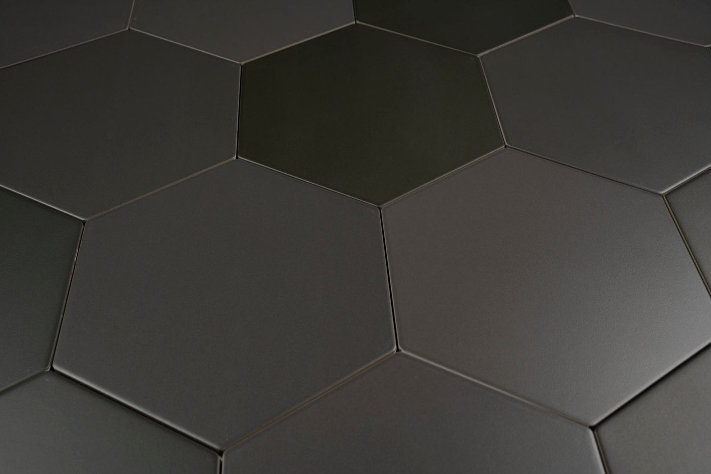 Chicago Exa Charcoal 21,5x25 cm, Sechseck,  R10/B