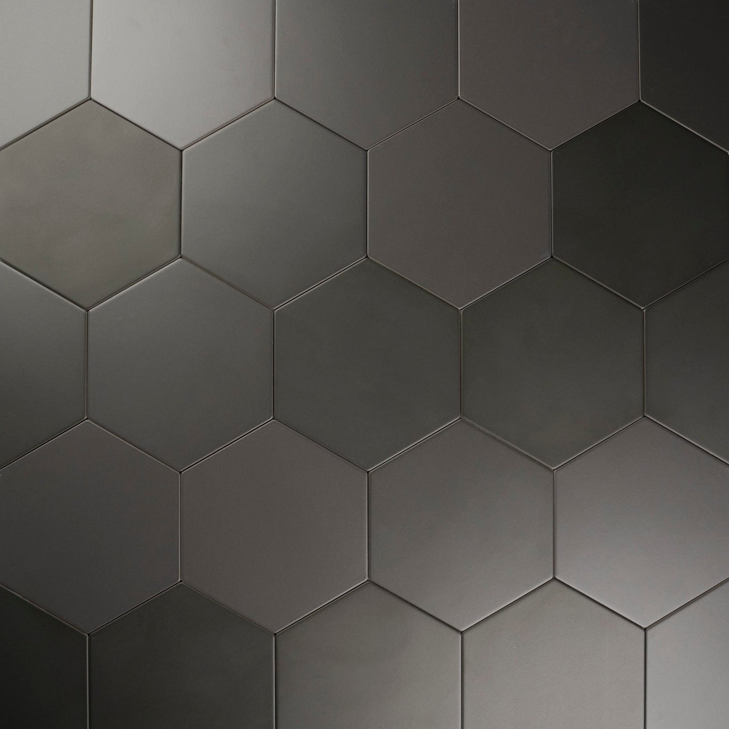 Chicago Exa Charcoal 21,5x25 cm, Sechseck,  R10/B