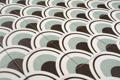 Wandfliese Berlin Marina Dekor 14,7X14,7 cm, Feinsteinzeug