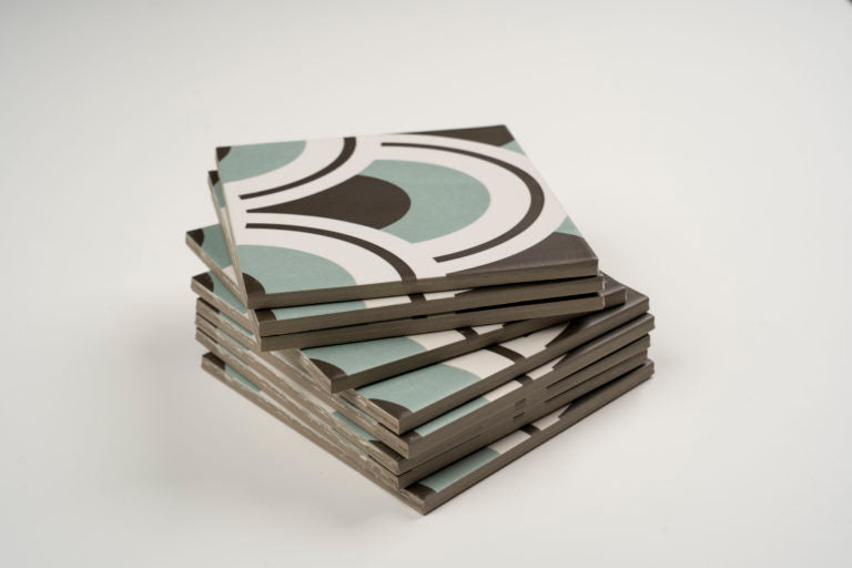 Wandfliese Berlin Marina Dekor 14,7X14,7 cm, Feinsteinzeug