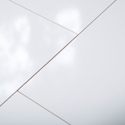 Schnittmuster Klassische Wandfliese 30 × 60 cm – Weiß Glanz