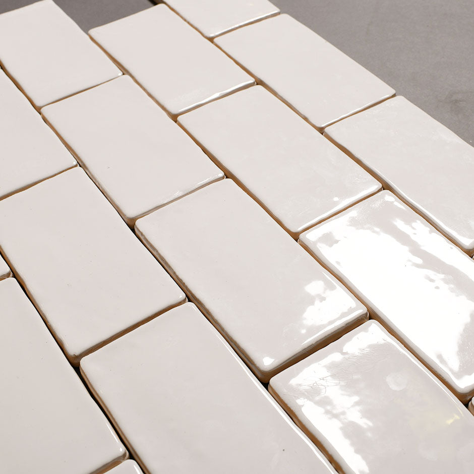 Schnittmuster Wandfliese, Handform-Optik, 7,5x15 cm