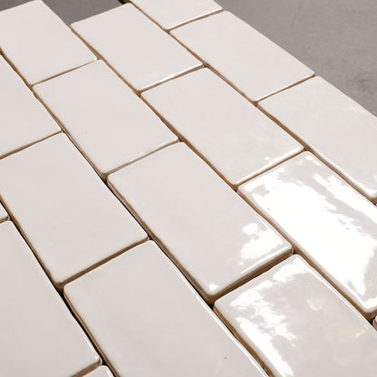 Schnittmuster Wandfliese, Handform-Optik, 7,5x15 cm