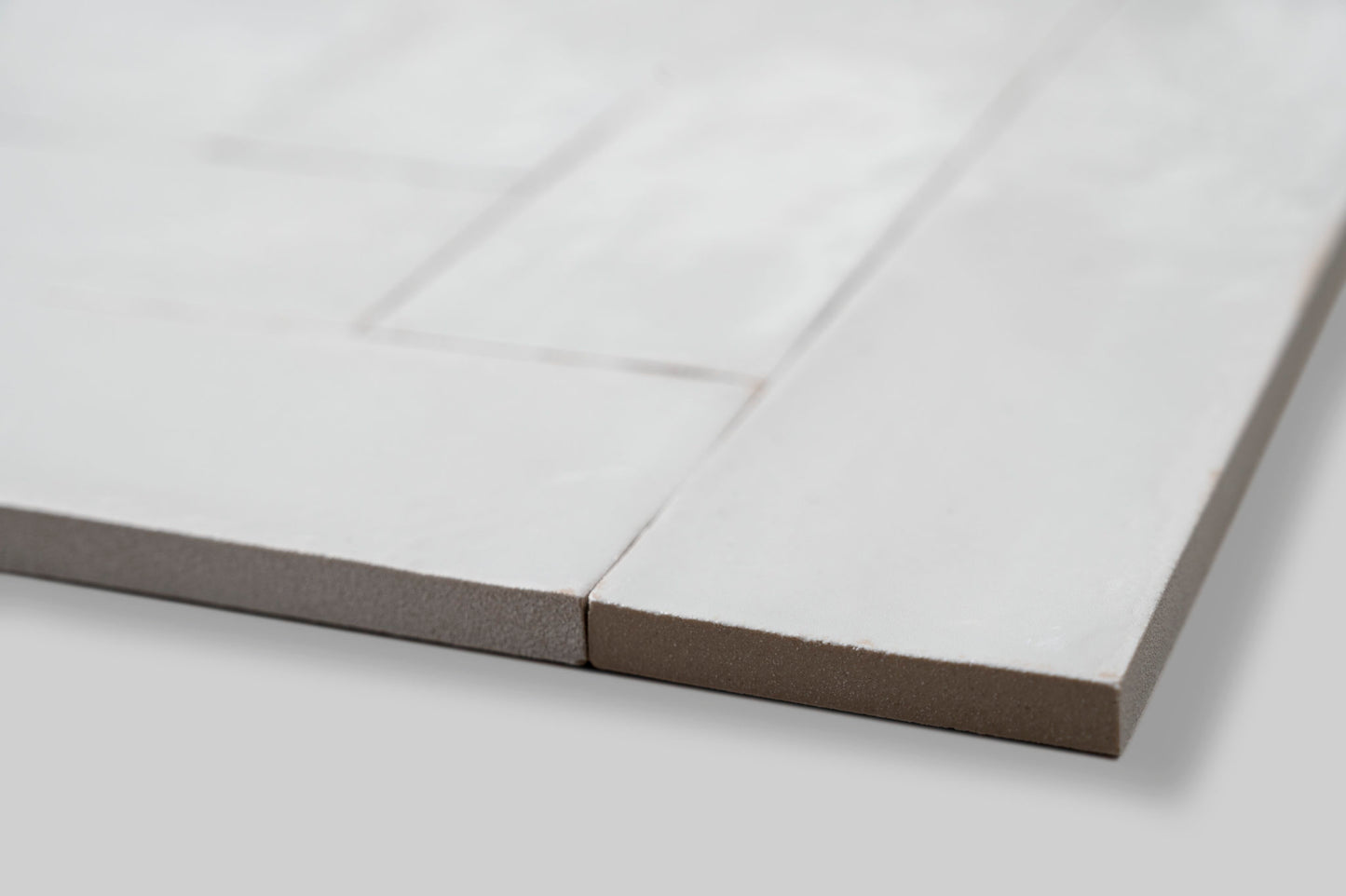 Wandfliese Look Bianco Glossy  6x24 cm