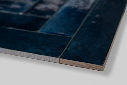 Wandfliese Look Blue glossy 6,5x24 cm