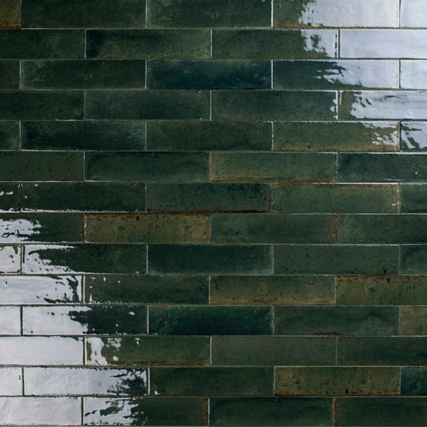 Wandfliese Look Oliva glossy 6,5x24 cm