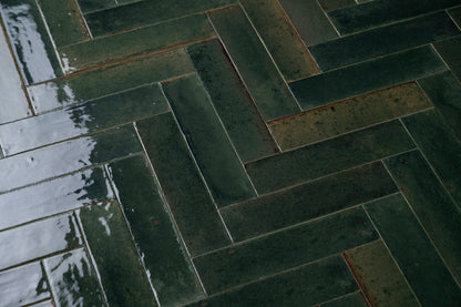 Wandfliese Look Oliva glossy 6,5x24 cm