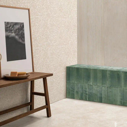 Wandfliese Look Verde glossy 6,5x24 cm