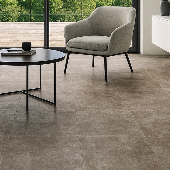 Feinsteinzeug Marte Taupe, R10/B, verschiedene Formate