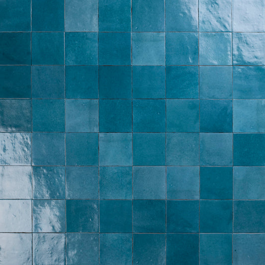 Wandfliesen Melange Aquamarina Glossy 10x10 cm