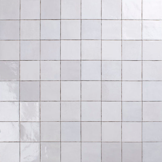 Wandfliesen Melange Bianco Glossy 10x10 cm