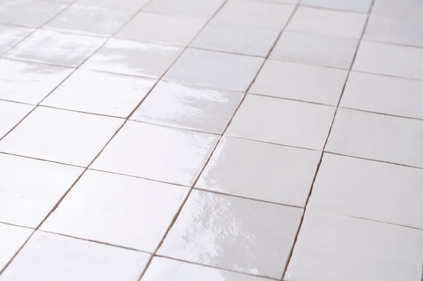 Wandfliesen Melange Bianco Glossy 10x10 cm