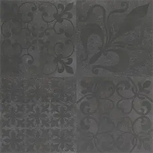Feinsteinzeug Volldekor Priorat Module anthrazit 60x60 cm