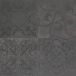 Feinsteinzeug Volldekor Priorat Module anthrazit 60x60 cm