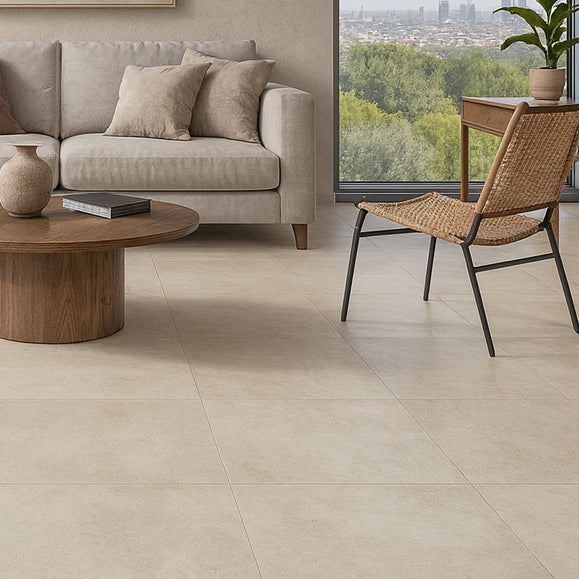 Schnittmuster Feinsteinzeug Marte Beige, R10/B