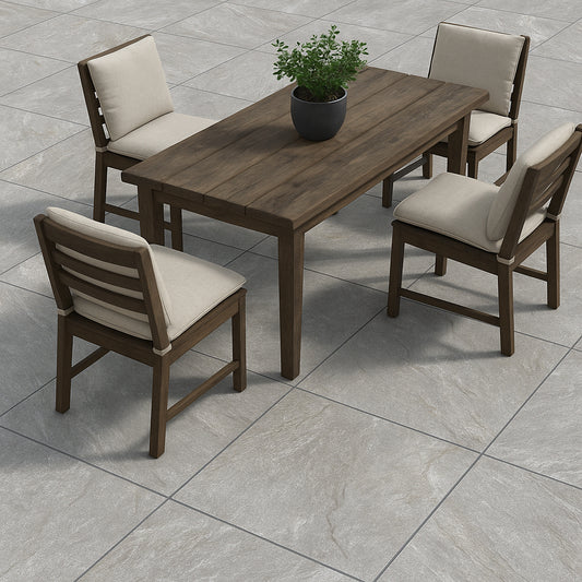 Terrassenplatte Vibes 60G grigio 60×60 cm, Feinsteinzeug