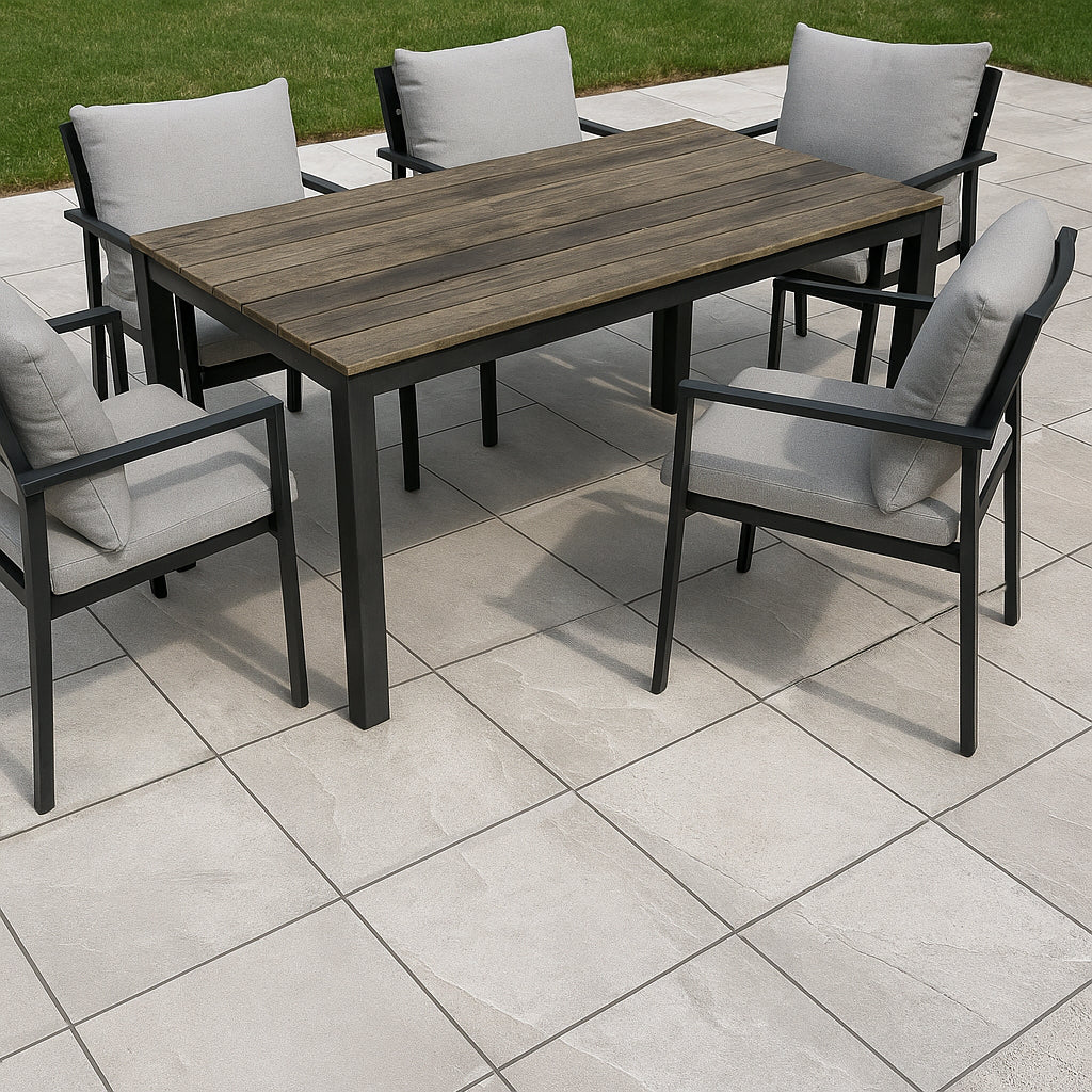 Terrassenplatte X-Rock 60W AS Bianco 60×60 cm