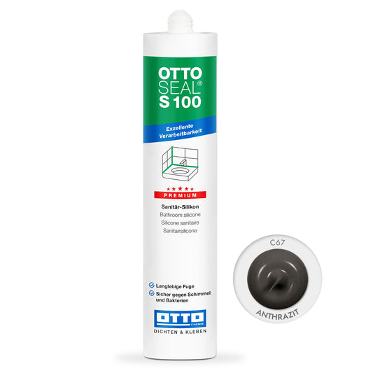 Otto Silikon S100 Anthrazit C67 300ml/Kartusche