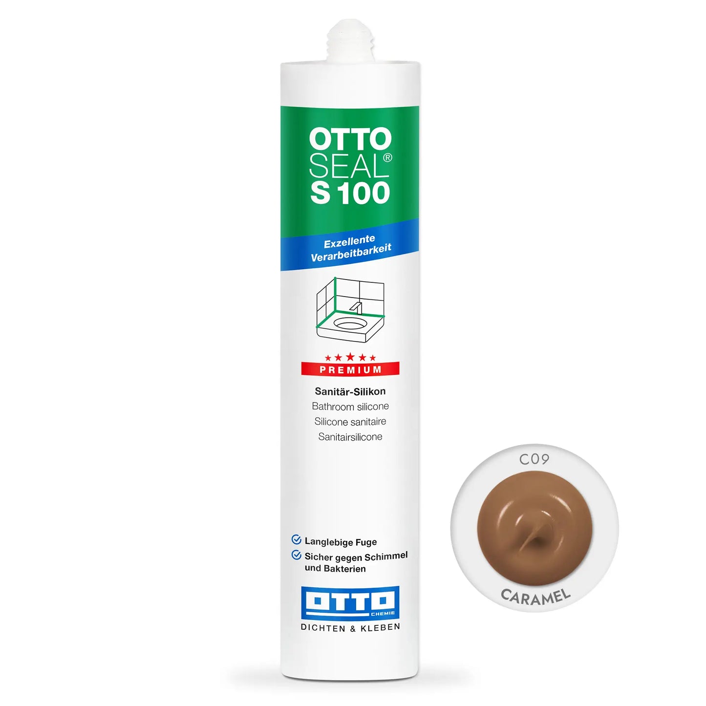 Otto Silikon S100 Pergamon C84 300ml/Kartusche